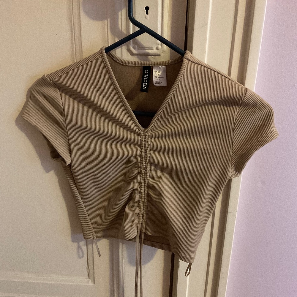 Brown Crop Top